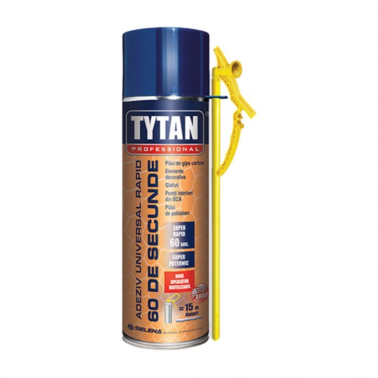 Tytan Professional 60 de Secunde - Adeziv Spumă cu Pai, 300 ml Tytan Professional 60 de Secunde - Adeziv Spumă cu Pai, 300 ml